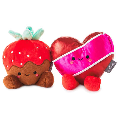 Better Together Strawberry and Chocolates Magnetic Plush, 4.5", , large