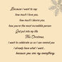 Ornaments and Snowflakes Romantic Christmas Card Sentiment image number 3