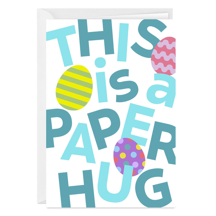Paper Hug Custom Easter Card