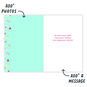 Colored Rays Personalized Quinceañera Card Open Card indicating personalization image number 3