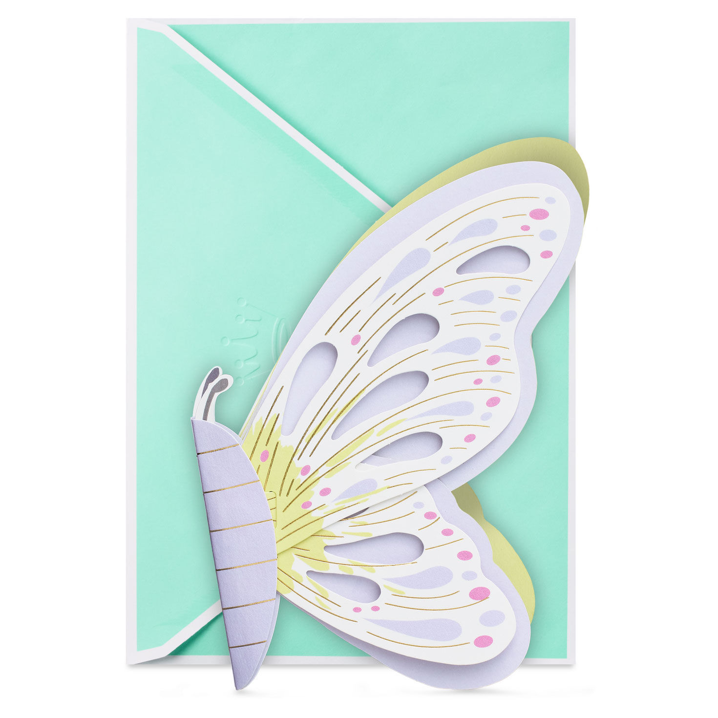You Make Life Beautiful Butterfly Paper Craft Mother's Day Card