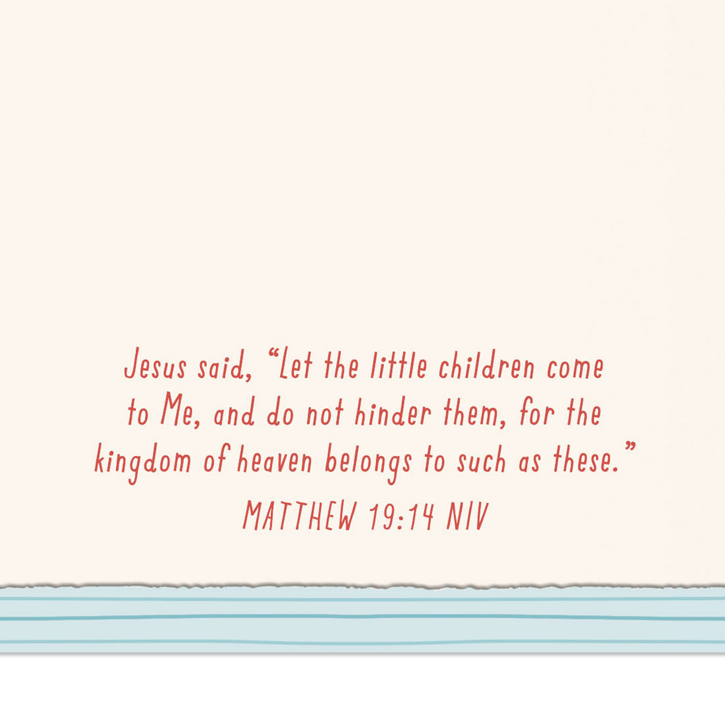 Blue and Coral Flowers Baptism Card for Goddaughter  image number 3