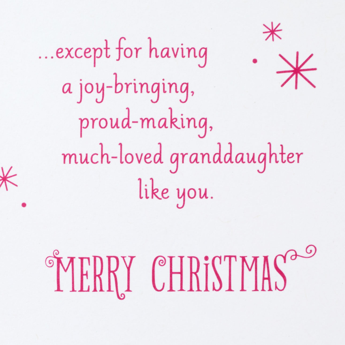 Joy, Pride and Love Christmas Card for Granddaughter for only USD 4.59 | Hallmark
