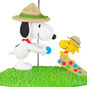 Snoopy Merit Badge Ceremony Keepsake Ornament closeup view image number 5