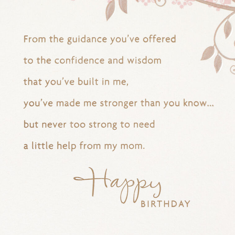 You've Made Me Strong Birthday Card for Mom, , large image number 3