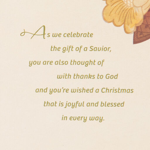 And His Name Shall Be Called Wonderful Religious Christmas Card for Clergy, 