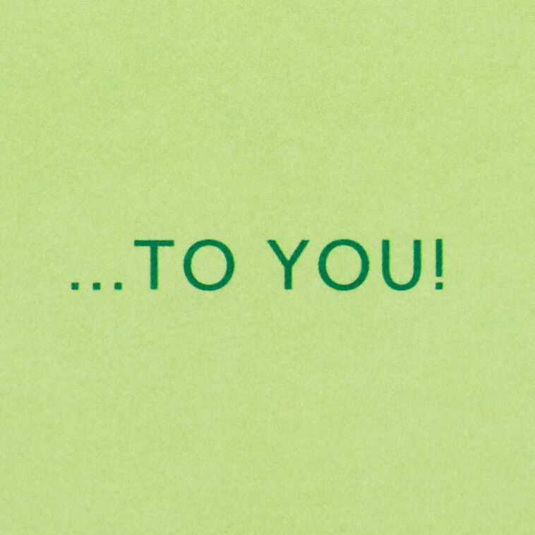 Shamrock Confetti St. Patrick's Day Card, , large image number 2