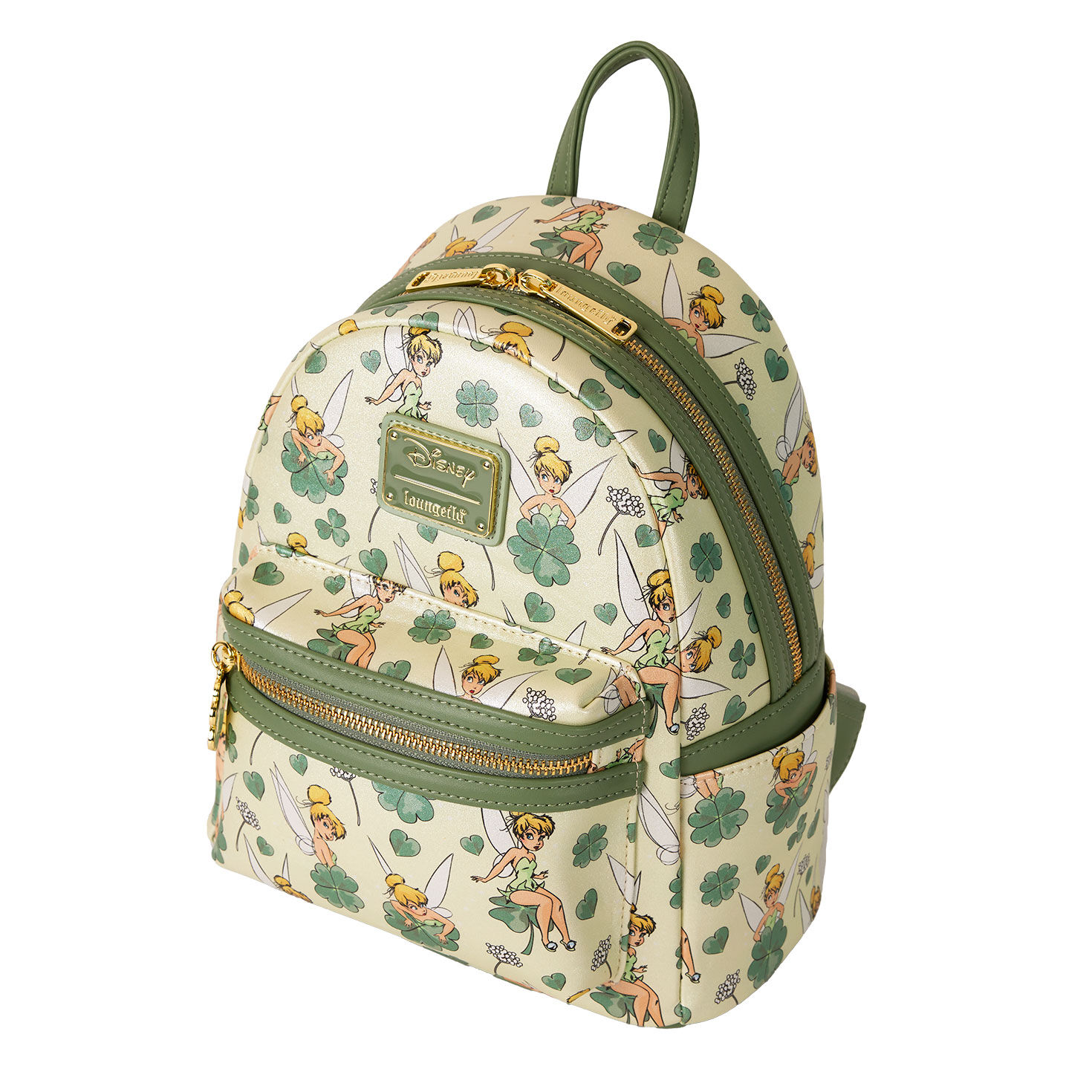 Mini Backpack With Tinker Bell 4-Leaf Clover Print top image number 4