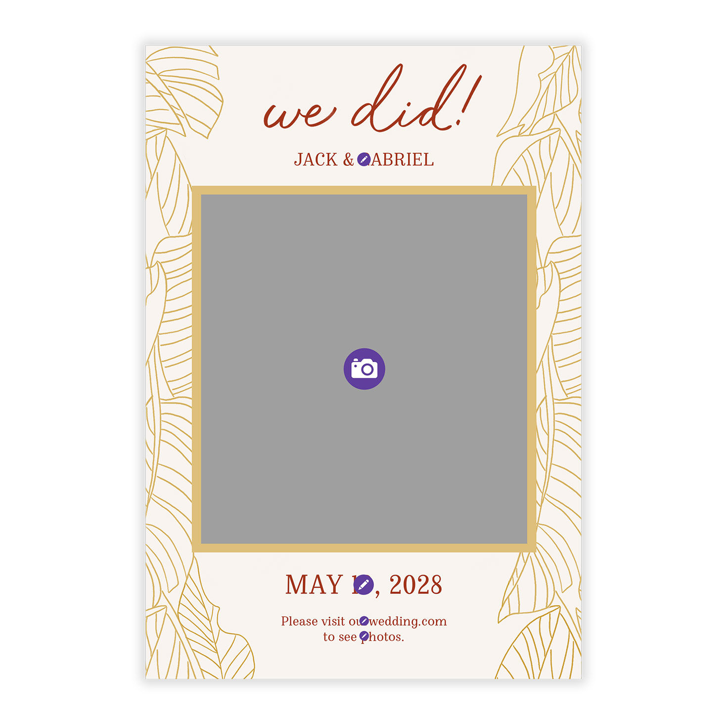 We Did Wedding Announcement, , large image number 5