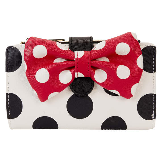 Loungefly Disney Minnie Mouse Rocks the Dots Classic Flap Wallet, , large image number 1