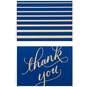 Classic Navy and Gold Thank You Notes, Box of 40, , large image number 1