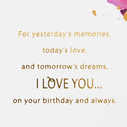 With All My Heart Romantic Birthday Card, 