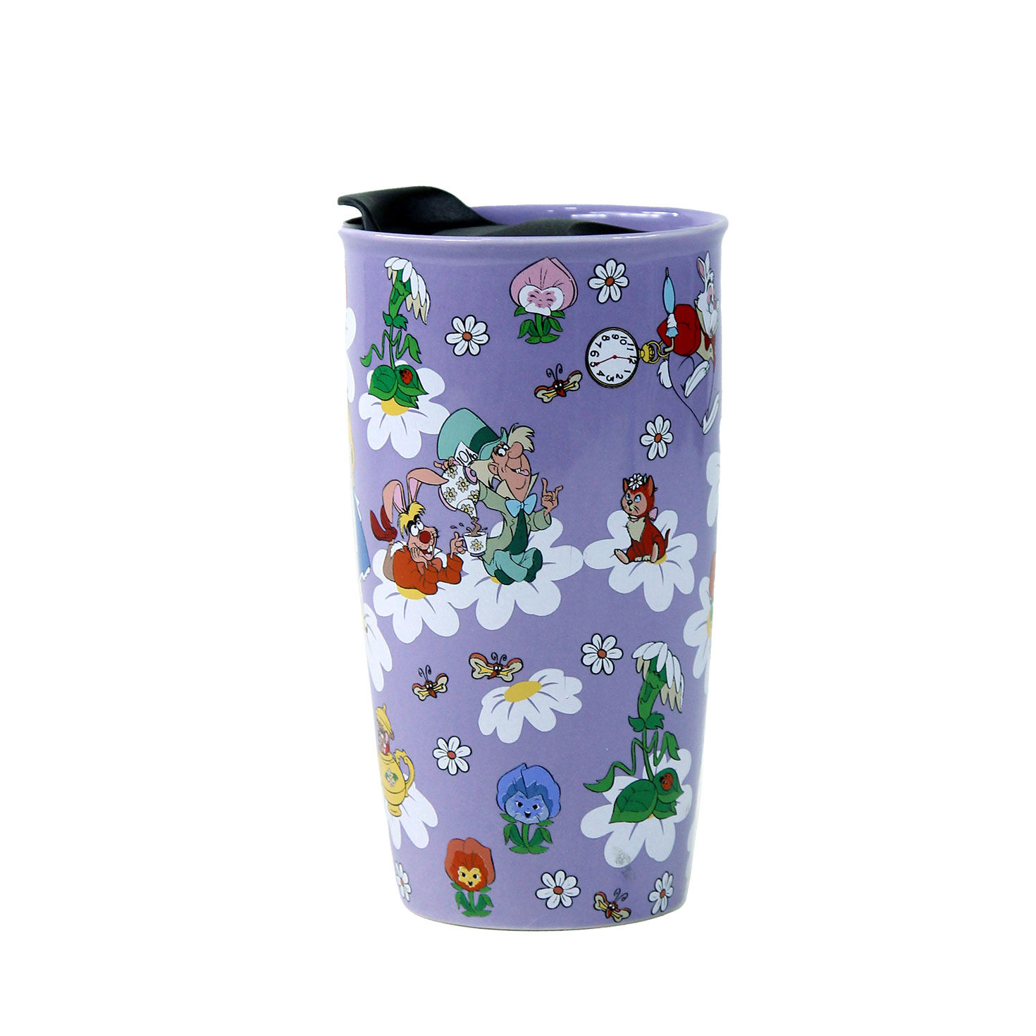 Disney Alice in Wonderland Ceramic Mug With Lid  image number 1