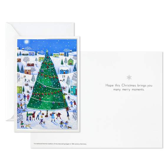 UNICEF Folk Art Christmas Tree Christmas Cards, Box of 20, , large image number 4