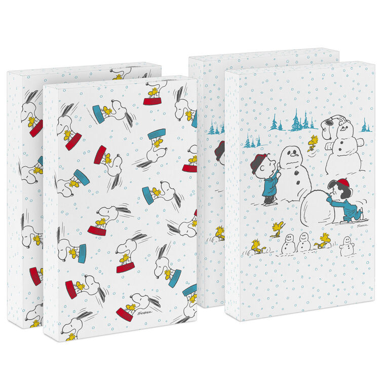 Peanuts® Gang 4-Pack Medium Christmas Gift Boxes