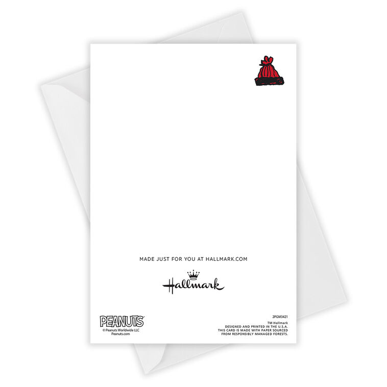 Peanuts® Snoopy in Puffer Coat Custom Christmas Card, , large image number 4