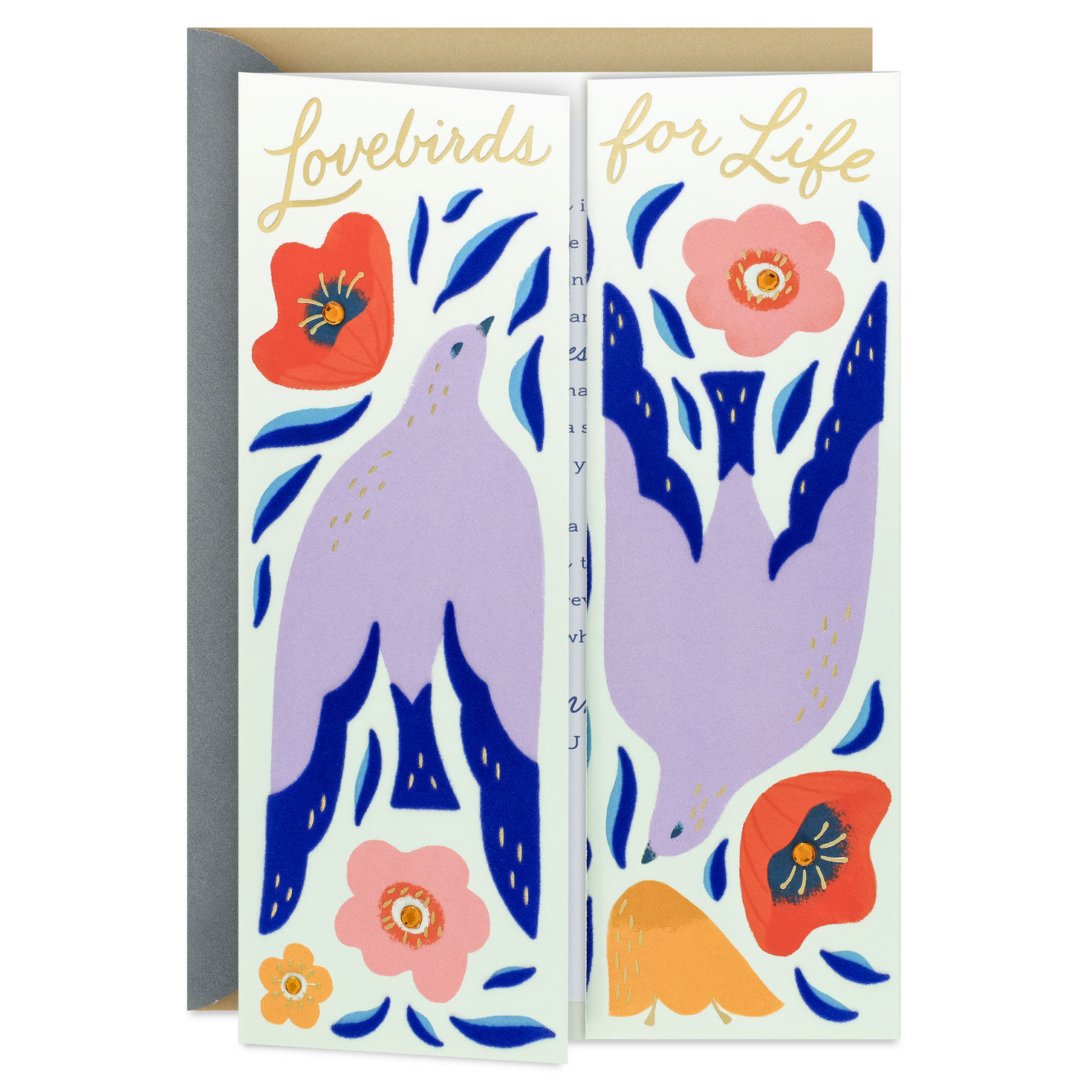 You're Lovebirds for Life Anniversary Card