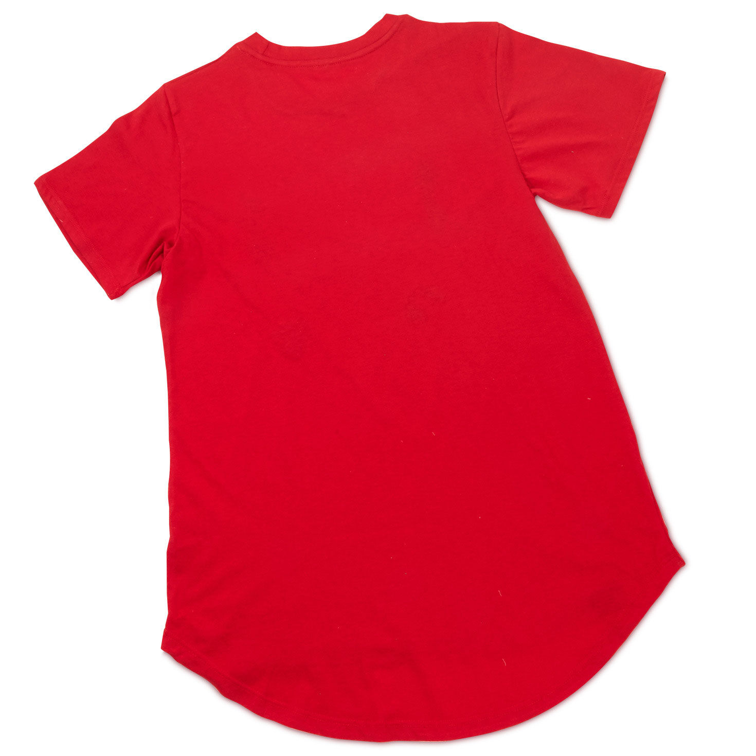 Red high low shirt hot sale