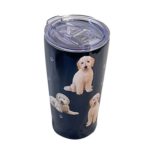 E&S Pets Goldendoodle Stainless Steel Tumbler, 20 oz., 