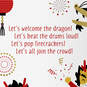 Let's Welcome the Dragon 2024 Chinese New Year Card, , large image number 2