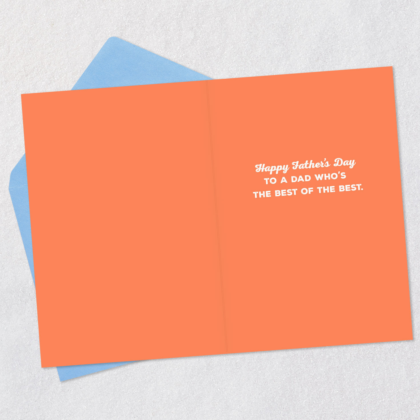 Dad of the Year Lettering 99-cent Father's Day Card Open card with envelope image number 3
