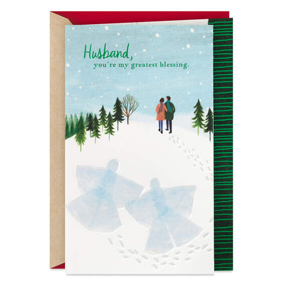 You're My Greatest Blessing Christmas Card for Husband, , large image number 1