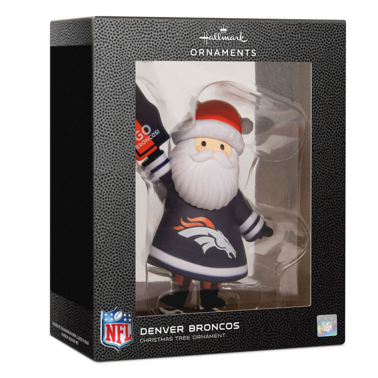 Denver Broncos Santa Fan Christmas Ornament  image number 7