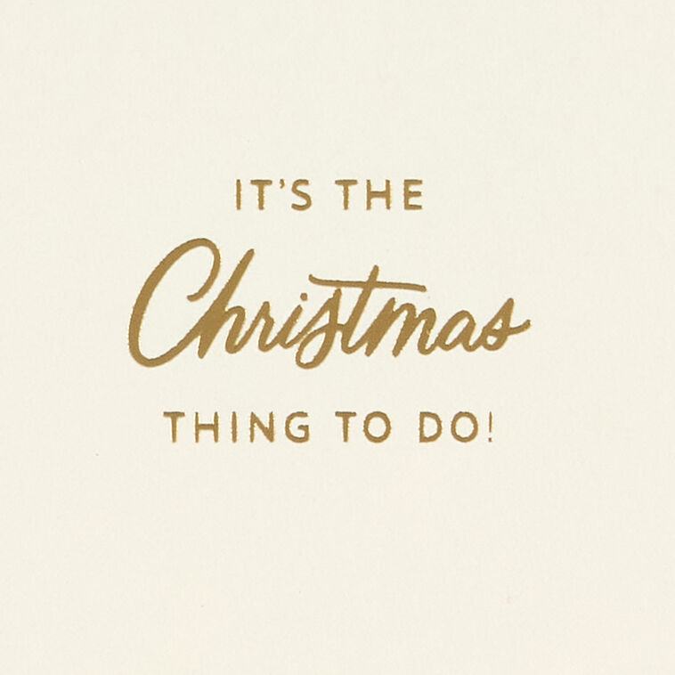Elegant Pink Bow on Red Christmas Card Sentiment image number 2