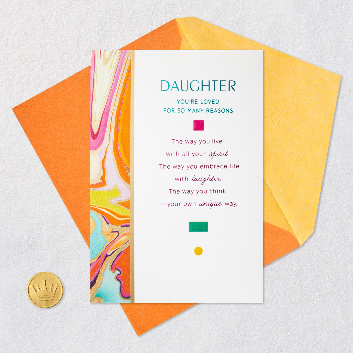 Loved for So Many Reasons Birthday Card for Daughter, , large image number 6