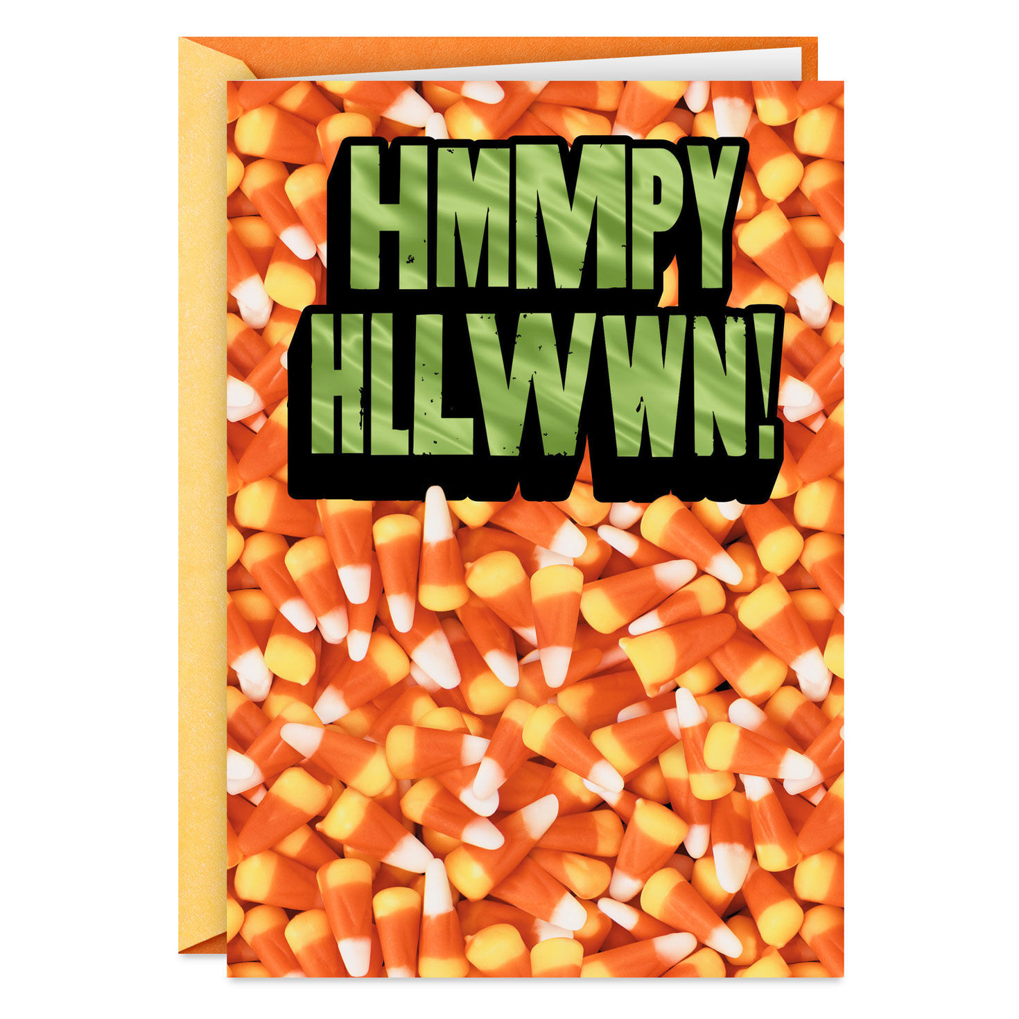 Mouth Full of Candy Funny Halloween Card