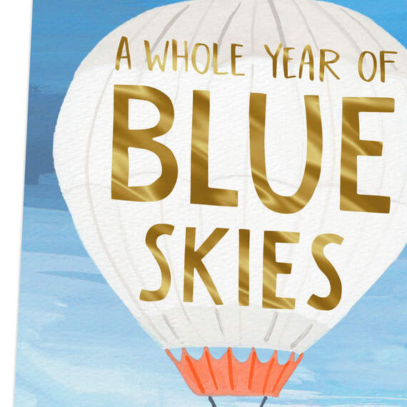 Wishing You a Year of Blue Skies Birthday Card, , large image number 4