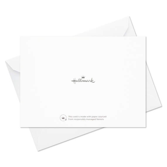 Hallmark Box Note Cards Ivory Floral Flat Note Cards in Caddy, Box of 40 - Note Cards ...