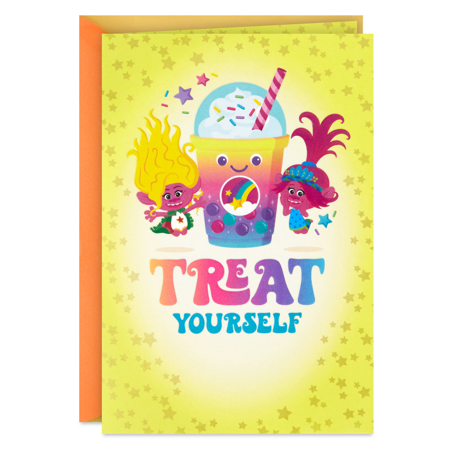 DreamWorks Animation Trolls Treat Yourself Birthday Card for Kids