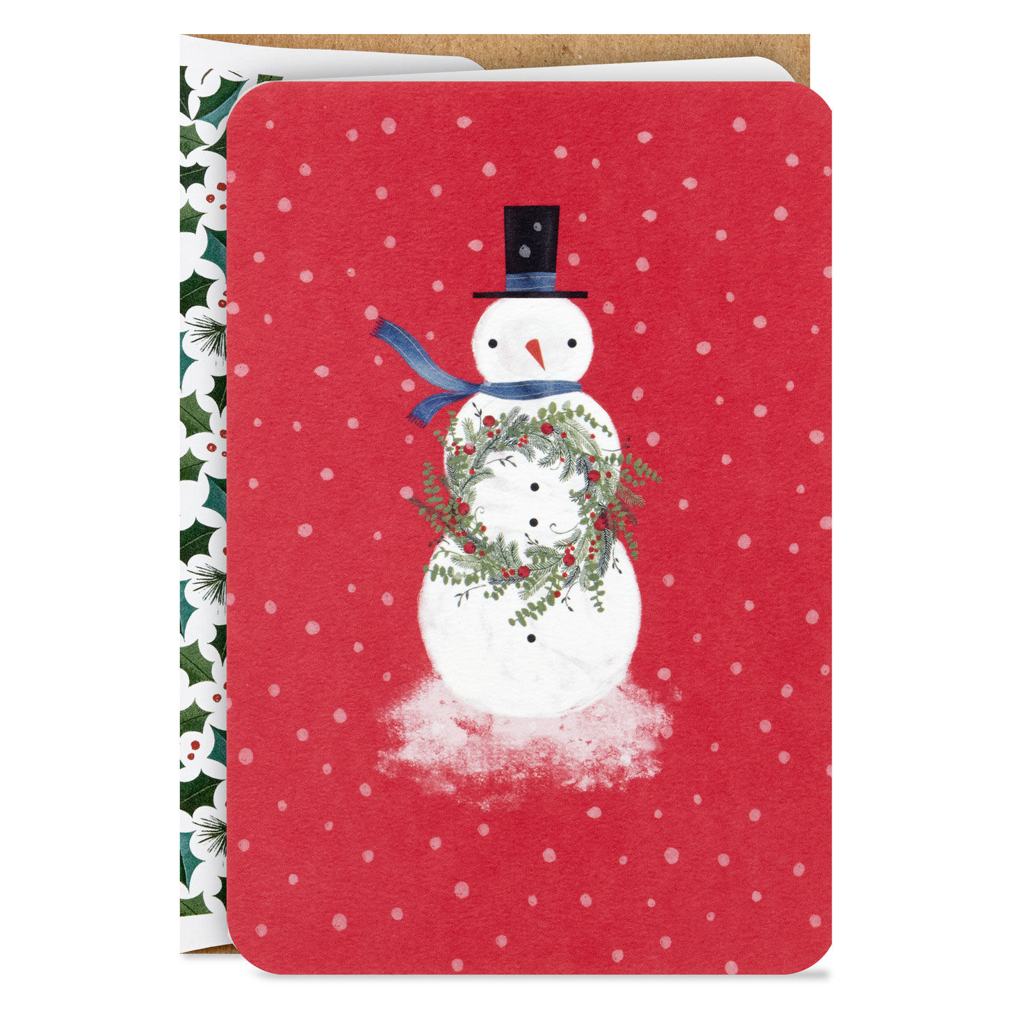 Snowman With Wreath Boxed Christmas Cards, Pack of 16 for only USD 9.99 | Hallmark