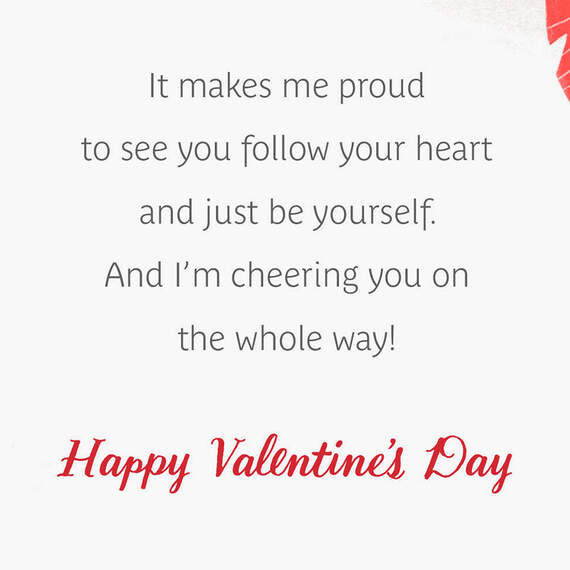 I'm Proud of You Valentine's Day Card for Daughter, , large image number 3