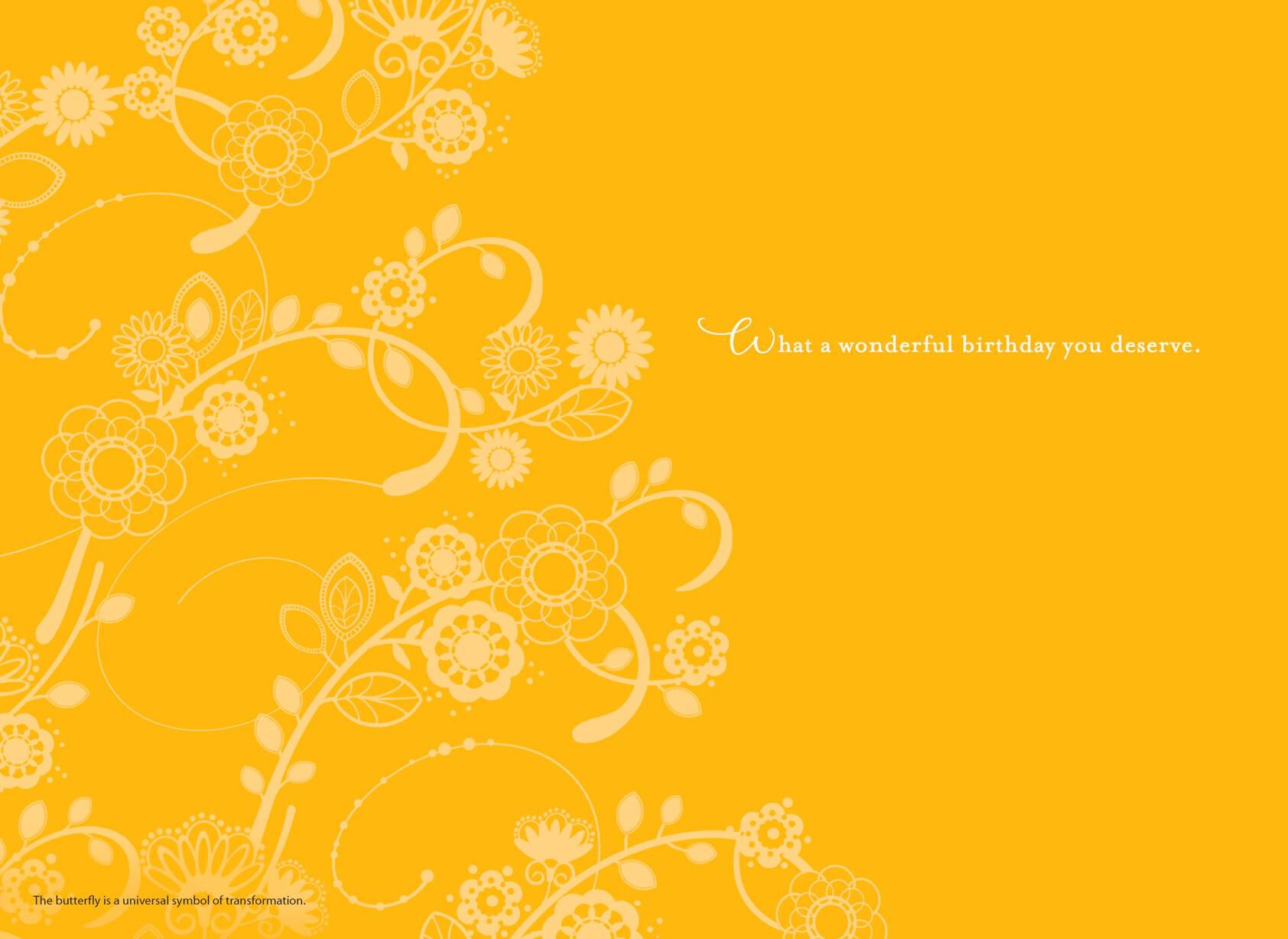 Two Butterflies Birthday Card