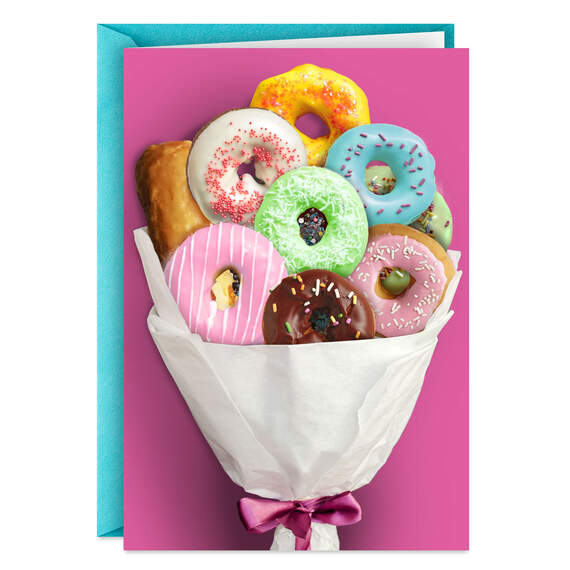 Love You More than Donuts Funny Card for Mom