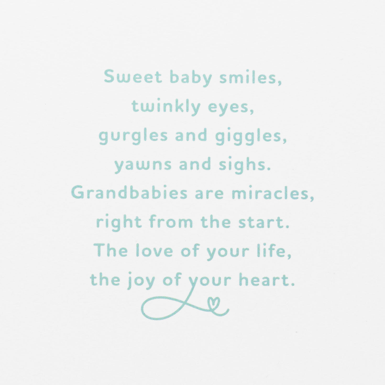 Hearts, Diamonds and Rays New Grandbaby Card Sentiment image number 2