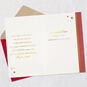 Ornate Red and Gold Ornament Christmas Card Open card with envelope image number 4
