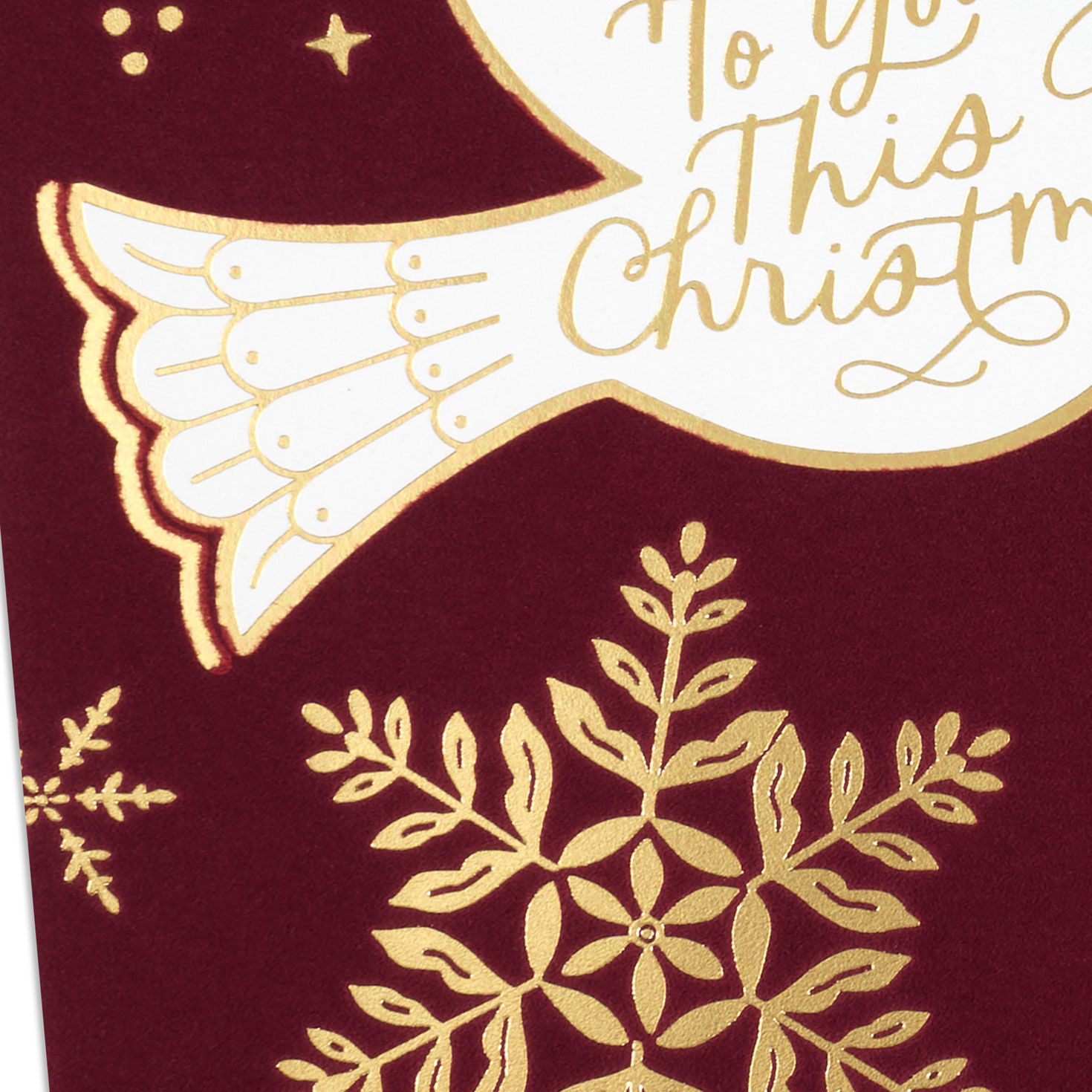 Dove of Peace on Burgundy Religious Boxed Christmas Cards, Pack of 16 for only USD 15.49 | Hallmark