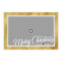 Elegant Gold Frame Flat Christmas Photo Card, , large image number 5
