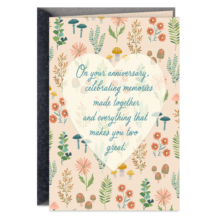Happiness Ahead Anniversary Card for Sister and Her Love