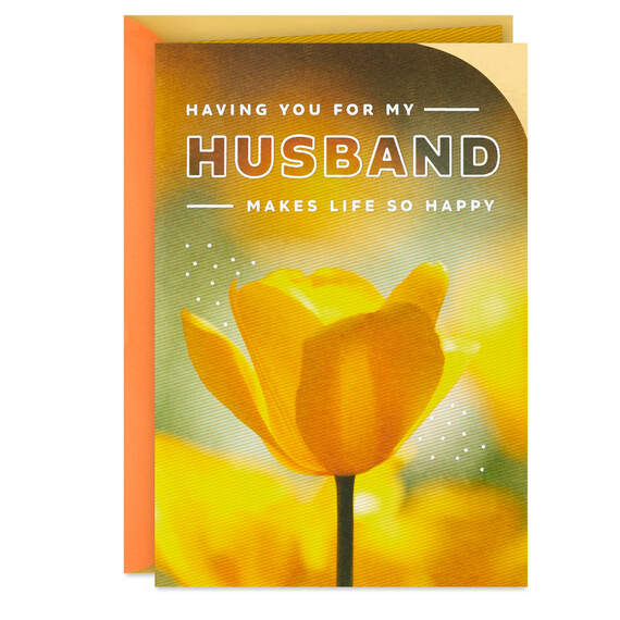 You Make Life So Happy Easter Card for Husband