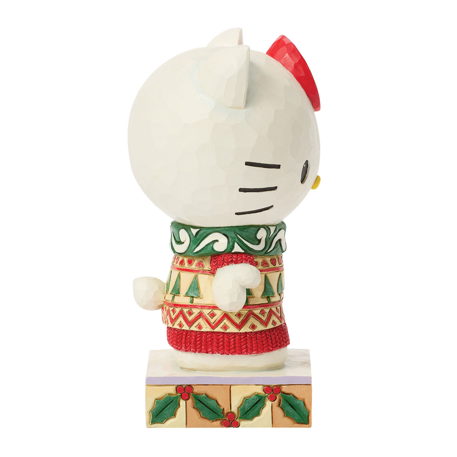 Jim Shore Hello Kitty Holiday Sweater and Scarf Statue side image number 4