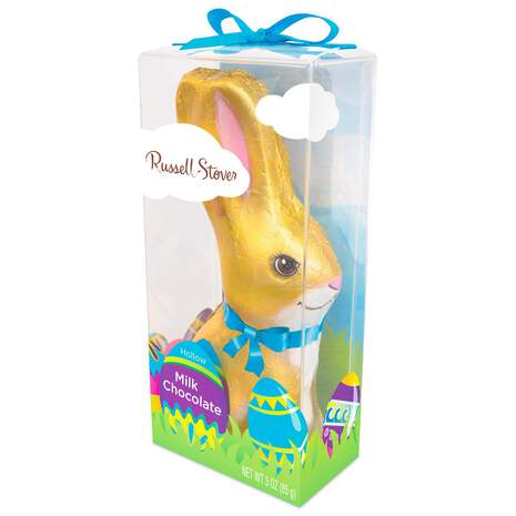 Russell Stover Small Milk Chocolate Hollow Bunny, 3 oz., , large