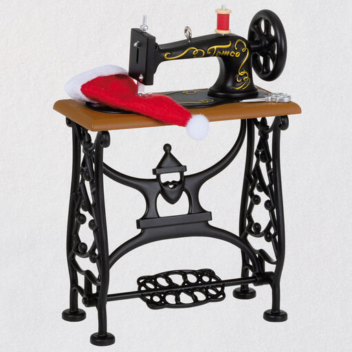 Sew Vintage Sewing Machine Ornament, 