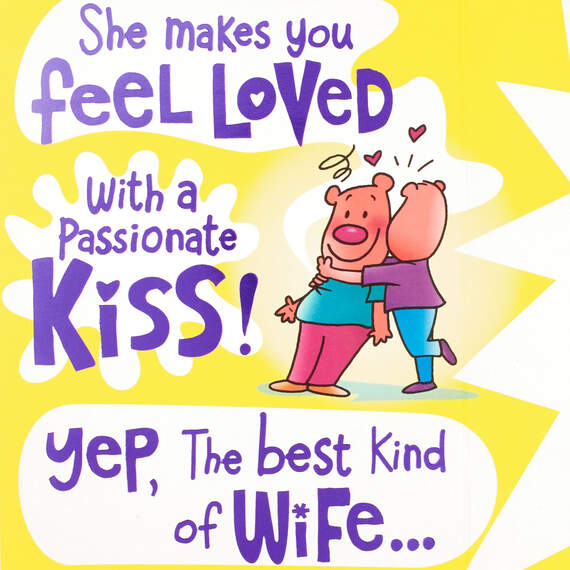Best Kind of Wife Funny Anniversary Card, , large image number 5