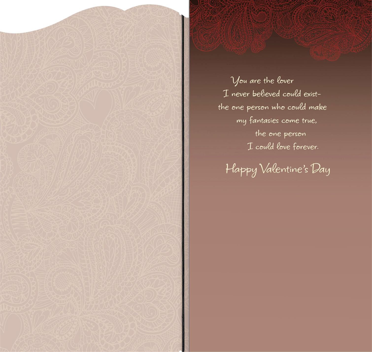 Love You Forever Romantic Valentine's Day Card