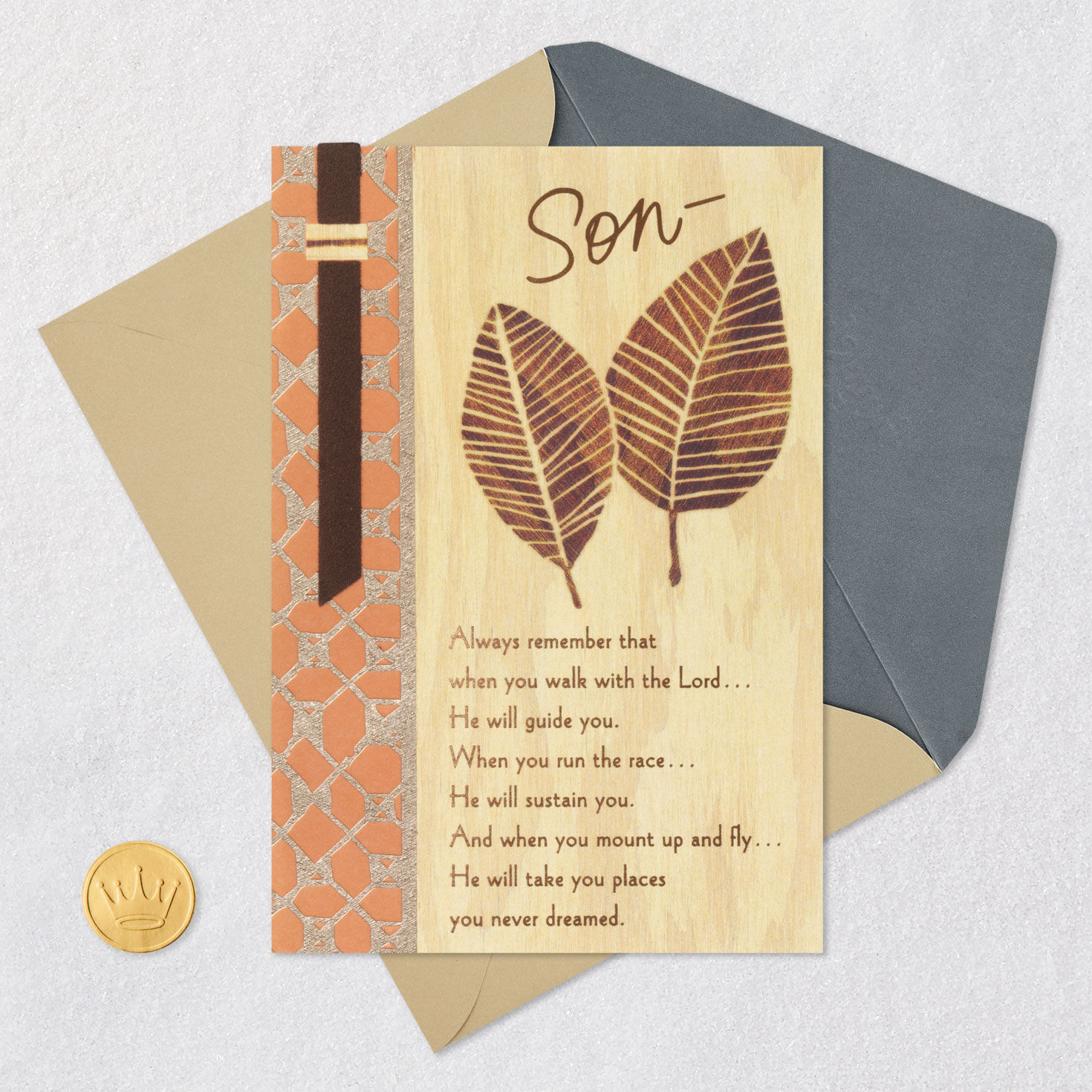 Pride and Love Religious Birthday Card for Son, , large image number 6