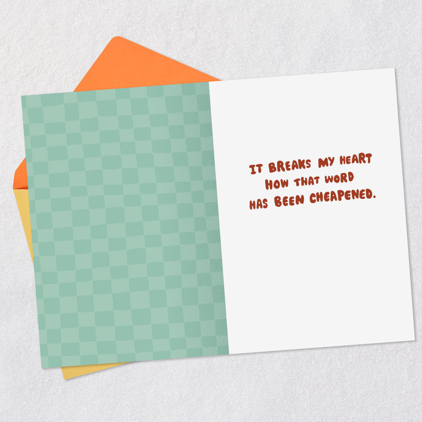 My Actual Bruh Funny Birthday Card for Brother Open card with envelope image number 3